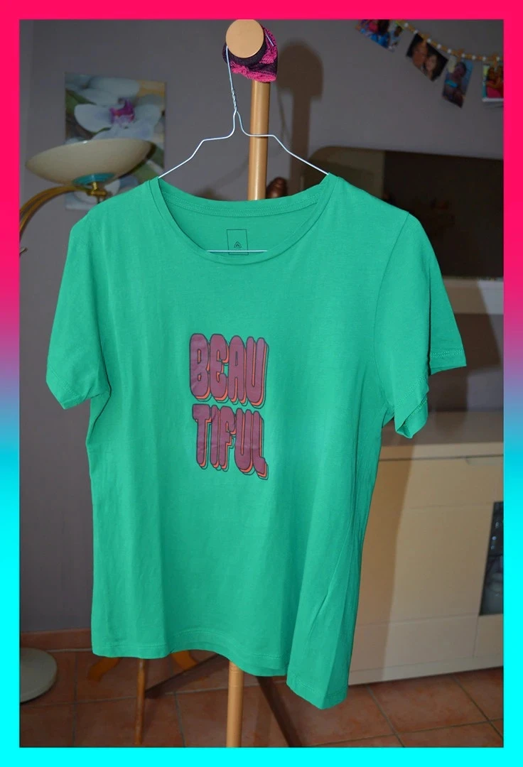 T-shirt Firefly – S – vert – imprimé beautiful coloré
